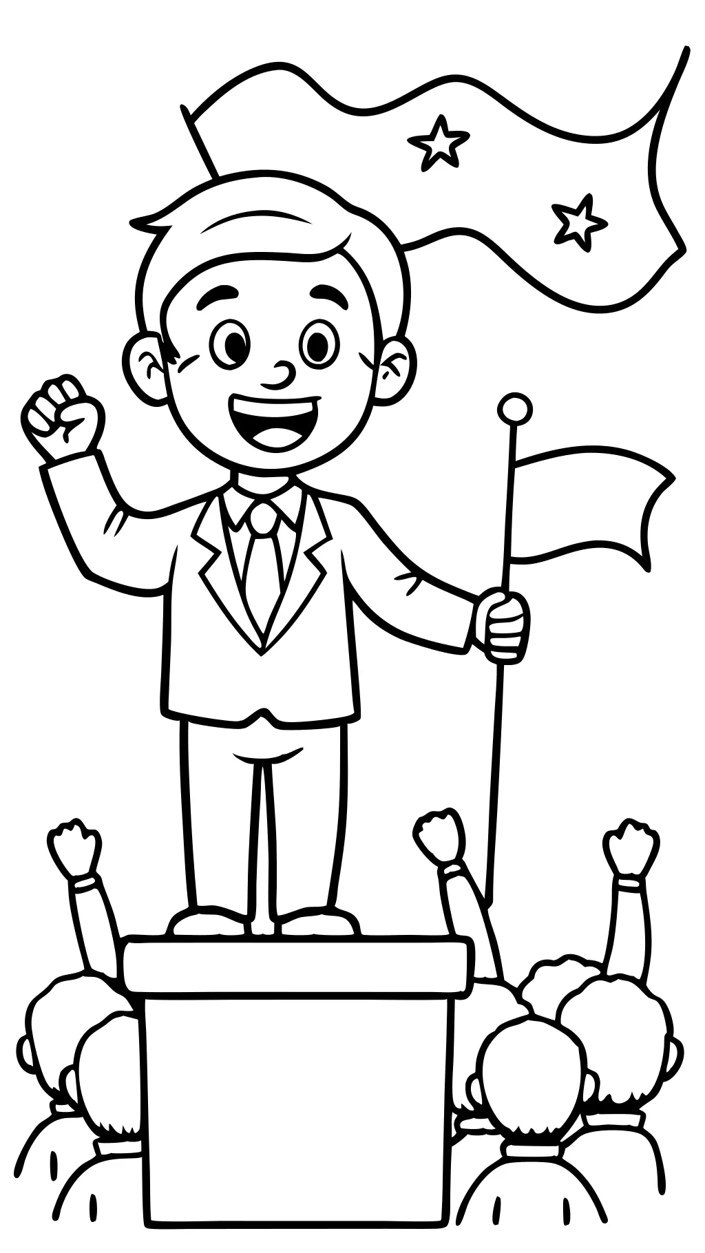 president coloring pages